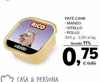 Todis Fico pate cane manzo offerta