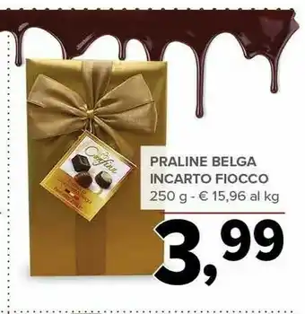 Todis Praline belga incarto fiocco offerta