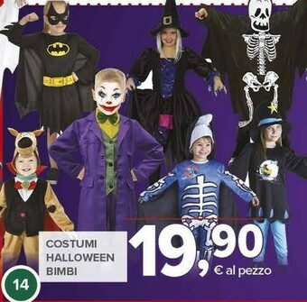 Costumi halloween bimbi