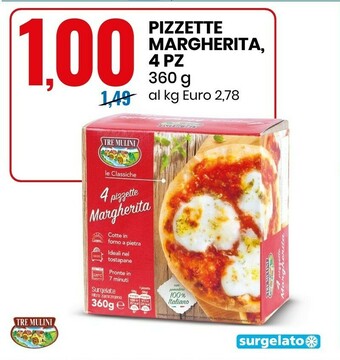 Eurospin Pizzette margherita offerta