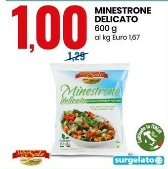 Eurospin Minestrone delicato offerta