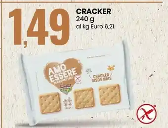 Eurospin Cracker riso e mais 240 g(ml) offerta