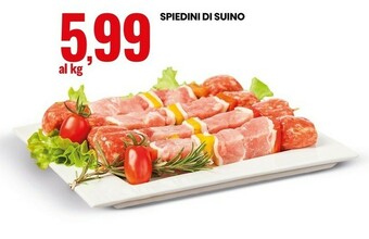 Eurospin Spiedini di suino offerta