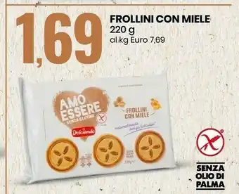 Eurospin Frollini con miele offerta