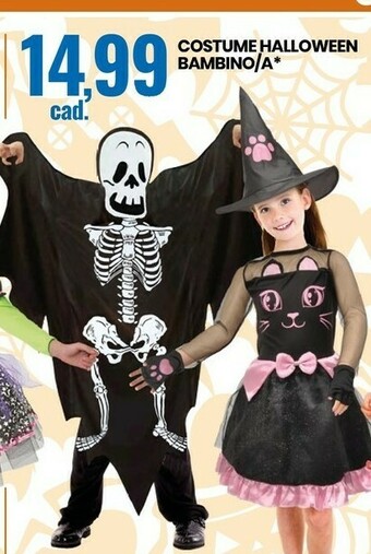 Eurospin Costume halloween bambino/ a offerta