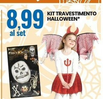 Eurospin Kit travestimento halloween offerta