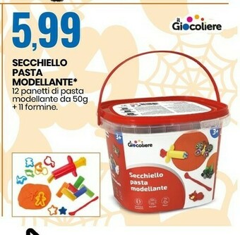 Eurospin Secchiello pasta modellante offerta