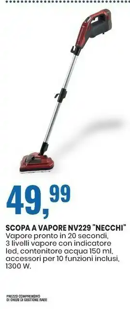 Eurospin Scopa a vapore nv229 offerta