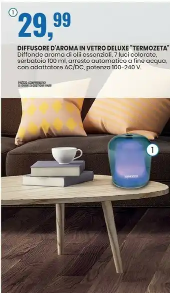Eurospin Diffusore d'aroma in vetro deluxe offerta
