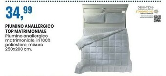 Eurospin Piumino anallergico matrimoniale offerta