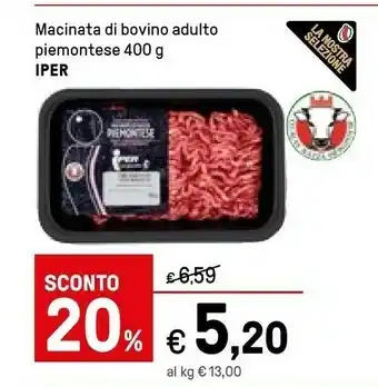 Iper La Grande Carne macinata offerta