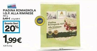 Coop Piadine offerta