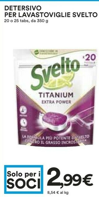 Coop Detersivo lavastoviglie offerta