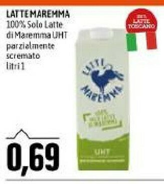 Emi Supermercati Latte parzialmente scremato offerta