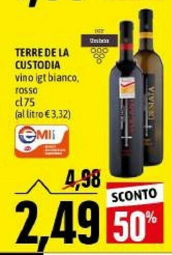 Emi Supermercati Vino offerta