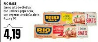 Emi Supermercati Tonno rio mare offerta