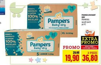 Emi Supermercati Baby dry offerta