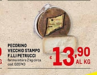 Metro Pecorino offerta