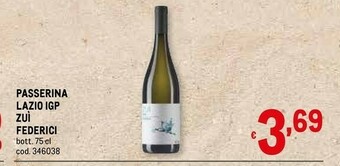 Metro Vino bianco offerta