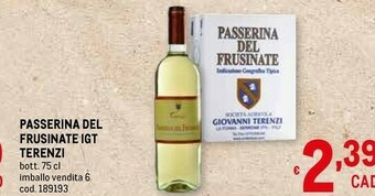 Metro Vino bianco offerta