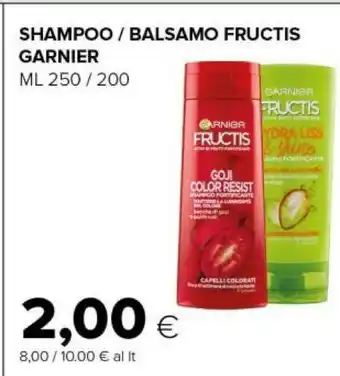 Tigre Shampoo / balsamo fructis offerta