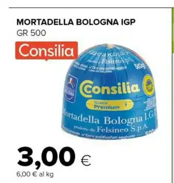 Tigre Mortadella bologna igp 500g offerta
