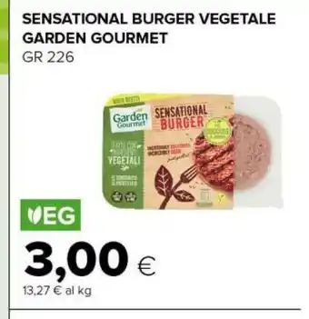 Tigre Sensational burger vegetale 226g offerta