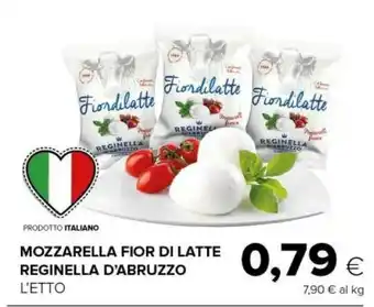 Tigre Reginella d'abruzzo mozzarella fior di latte offerta