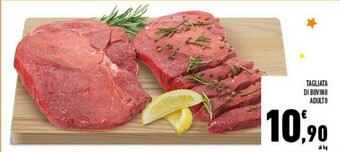 Conad City Tagliata di bovino adulto offerta