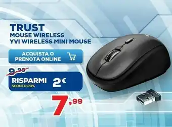 Euronics Yvi wireless mini mouse offerta