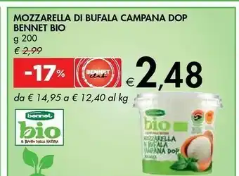 Bennet Mozzarella di bufala offerta