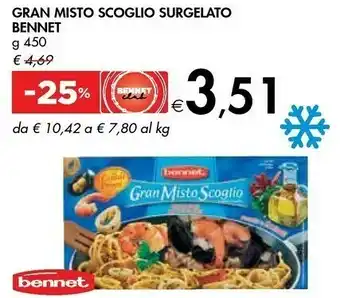 Bennet Pesce surgelato offerta