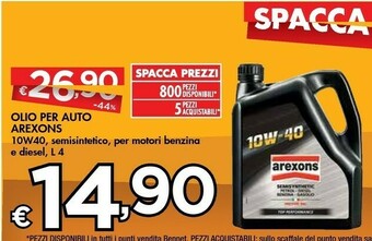 Bennet Olio motore offerta