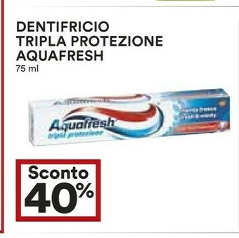 Coop Aquafresh dentifricio tripla protezione offerta