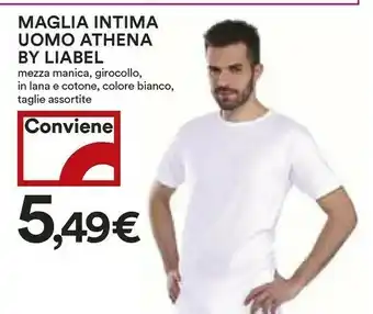 Coop Athena by liabel aglia intima uomo offerta