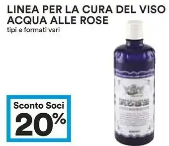 Coop Acqua alle rose linea per la cura del viso offerta