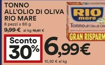 Coop Tonno all'olio di oliva offerta