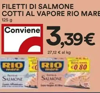 Coop Filetto di salmone al naturale al vapore 125 g(ml) offerta