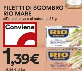 Coop Filetti di sgombro offerta