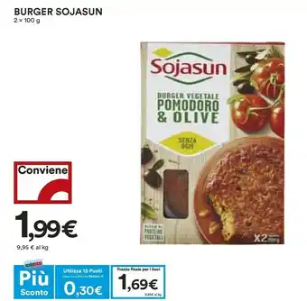 Coop Sojasun burger offerta