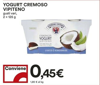Coop Yogurt cremoso offerta