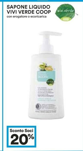 Coop Sapone liquido offerta