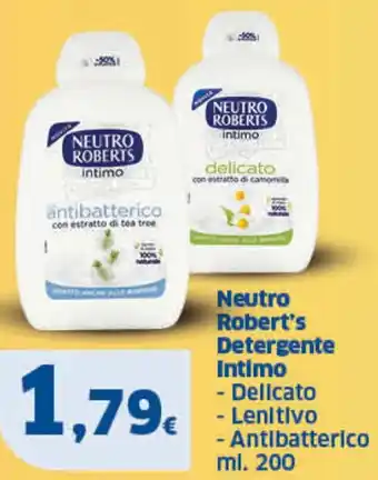 Sigma Neutro Robert's Detergente Intimo ml.200 offerta