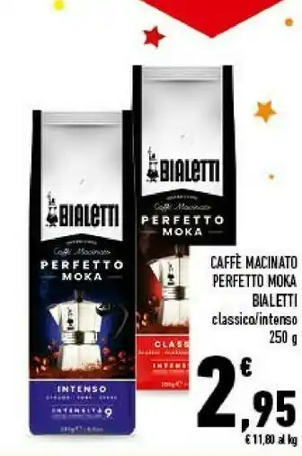 Caffè macinato perfetto moka
