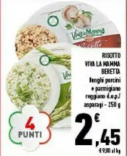 I risotti con funghi porcini viva la mamma 250 g(ml)