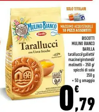 Conad City Mulino bianco - tarallucci 350 g(ml) offerta
