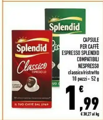 Conad Capsule per caffè espresso compatibili nespresso offerta