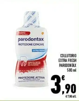 Conad Parodontax collutorio extra fresh offerta