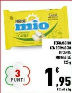 Conad Formaggino mio 125 g(ml) offerta