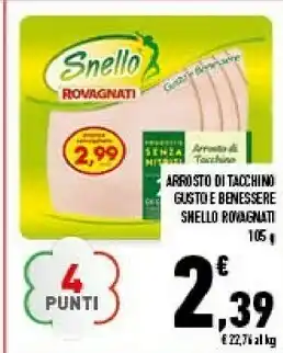 Conad Snello arrosto di tacchino offerta